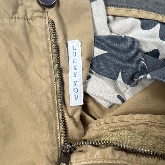 Lucky Brand Chino Pants Men's Size 36 Tan Flap Pockets - Picture 13 of 14